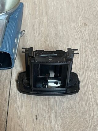 Cámara Kodak Starflash azul con funda y accesorios