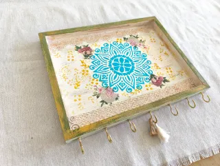 Colgador Shabby Chic Mandala