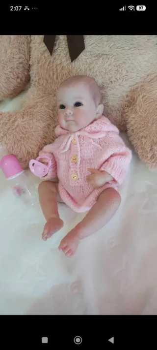 ✅Bebé Reborn realista con cuerpo de tela