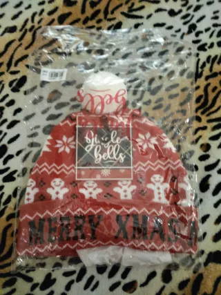 Cappellino Natale Uomo Donna Unisex Rosso