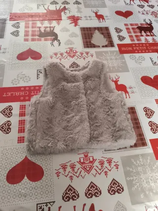Chaleco pelo niña 4-6 años