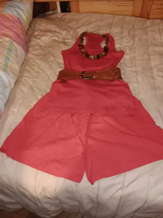 Conjunto mujer: collar y cinturón