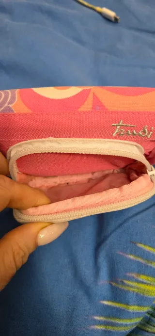 Portafoglio Trudi rosa con farfalla