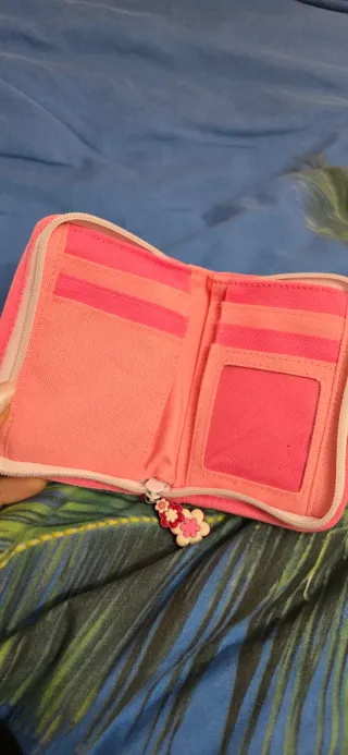 Portafoglio Trudi rosa con farfalla