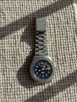 Reloj Hamilton Khaki Hombre Azul/Plata