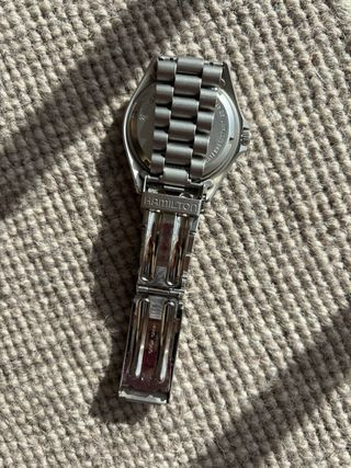 Reloj Hamilton Khaki Hombre Azul/Plata