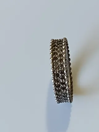 Anillo Pandora Esferas 68 Circonitas Plata