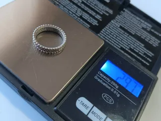 Anillo Pandora Esferas 68 Circonitas Plata