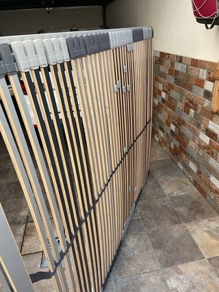 Somier de madera y metal