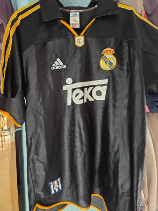 Camiseta Real Madrid 1999-2000 Negra (Visitante)