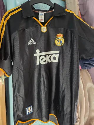 Camiseta Real Madrid 1999-2000 Negra (Visitante)
