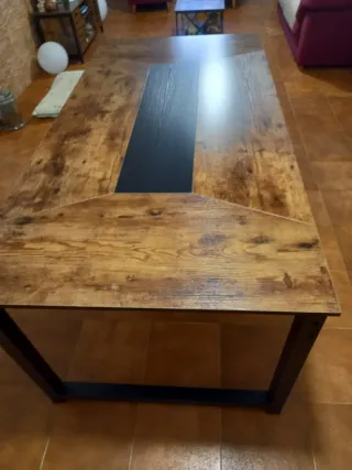 Mesa de salón grande madera