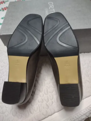 Mocassini donna vera pelle grigi n.39