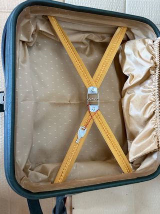 Maleta Retro Vintage Verde Años 70