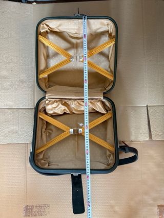 Maleta Retro Vintage Verde Años 70