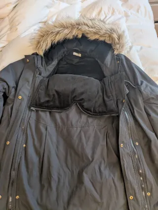 Abrigo porteo/embarazo negro