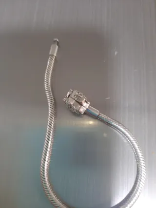 Pulsera Charm Plata.largo 17 cm Equivale a 11,907g