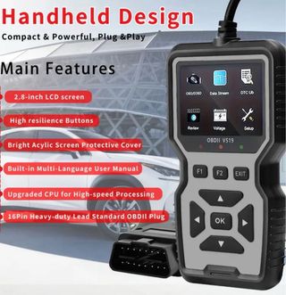 Lector Códigos Coche OBDII V519