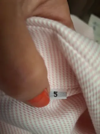 Camisa de hombre T 5. Medidas en descripción