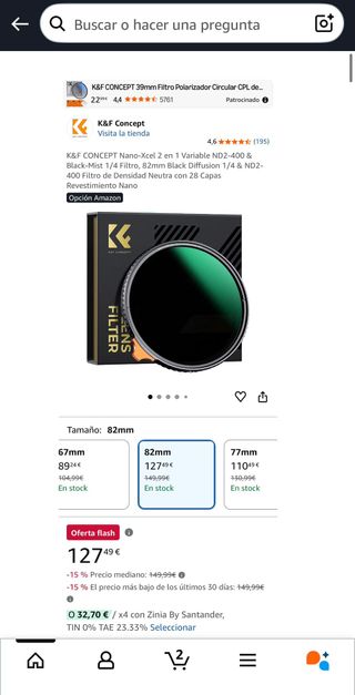 Tamron 17-28mm f/2.8 + Filtro K&F ND2-400