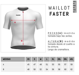 Maillot Faster La Conquista Talla L