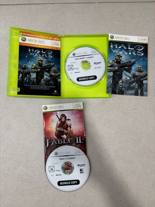 Pack Juegos Fable II + Halo Wars Xbox 360