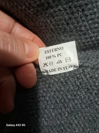 Scaldacollo pelliccia sintetica nero/grigio