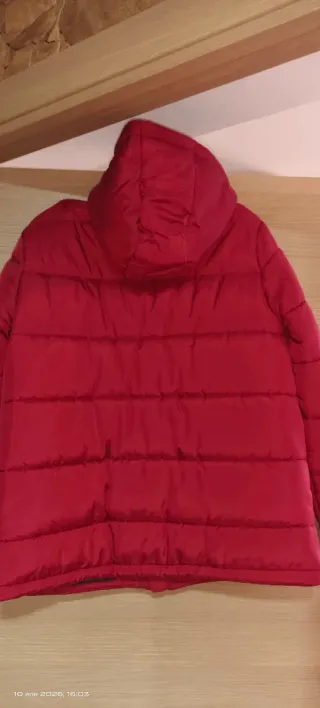 Chaqueta acolchada roja