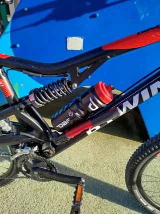 Bicicleta Btwin Doble Suspensión Negra