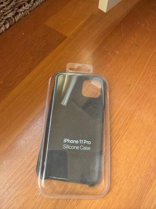 Custodia in silicone nero per iPhone 11 Pro