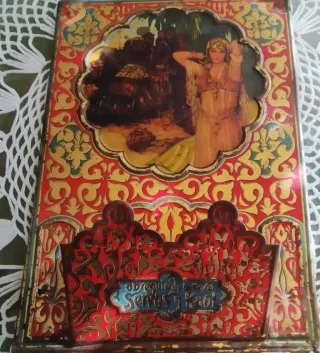 Portacartas metálico vintage años 30-40