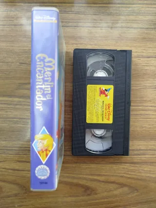 VHS Merlin el Encantador Walt Disney