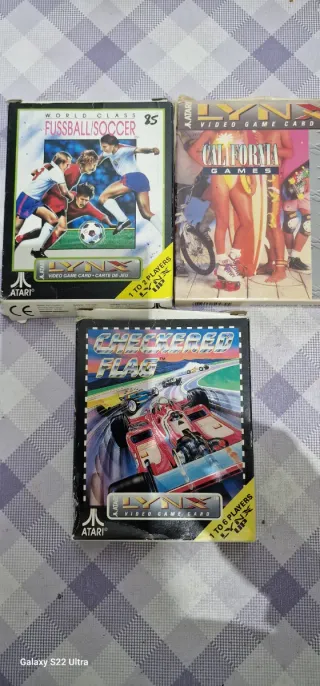 Atari Lynx Giochi: rampage. California Games, Chec