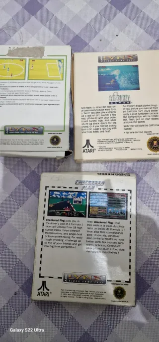 Atari Lynx Giochi: rampage. California Games, Chec