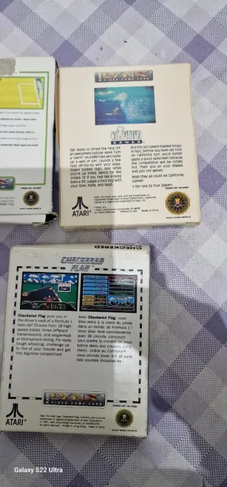 Atari Lynx Giochi: rampage. California Games, Chec