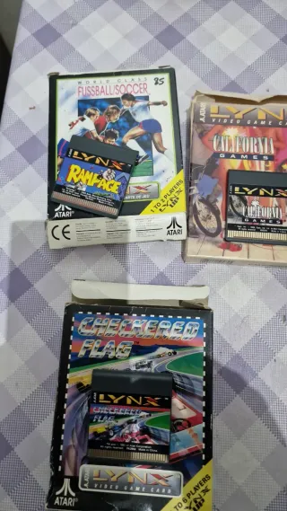 Atari Lynx Giochi: rampage. California Games, Chec