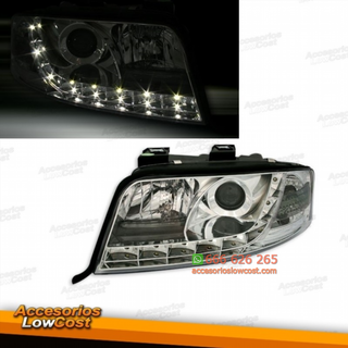FAROS LUZ DIURNA LED AUDI A6 4B (01-04). FONDO CR