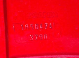 Scania 110798 deflector der 1856474 serie p/g/r