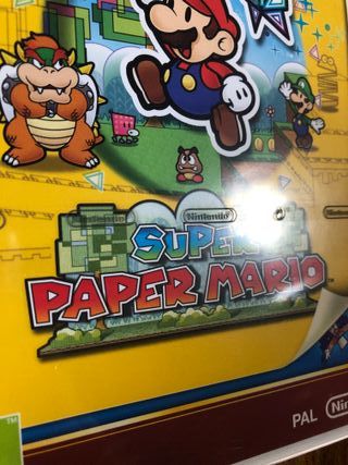 Super Paper Mario Wii nuovo sigillato sealed