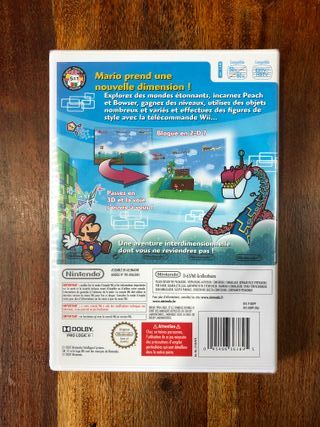 Super Paper Mario Wii nuovo sigillato sealed