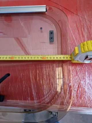 Ventana caravana con apertura Hay 2 medidas 128x38