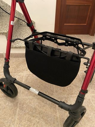 Andador para adultos plegable con cesta y frenos