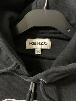 Sudadera Kenzo Negra con Tigre Multicolor