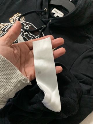 Sudadera Kenzo Negra con Tigre Multicolor