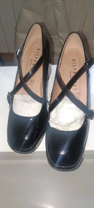 Zapatos Hispanitas negros talla 39