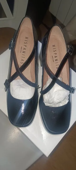 Zapatos Hispanitas negros talla 39