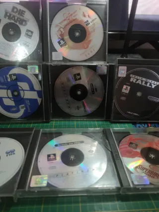 Lote Juegos PS1: Omega Assault, FIFA 2000, Rally