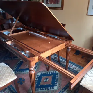 Mesa comedor extensible madera