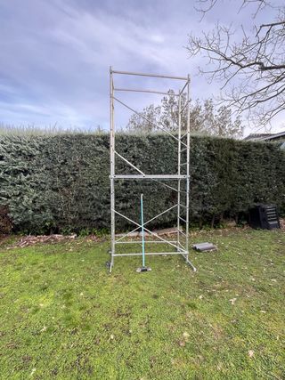 Andamio de aluminio.