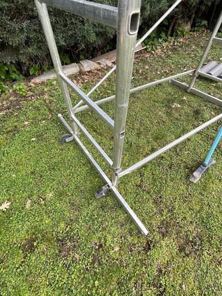 Andamio de aluminio.